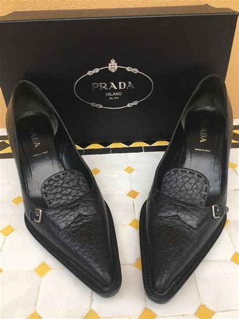 prada scarpe bottone|Prada Shoes for Women .